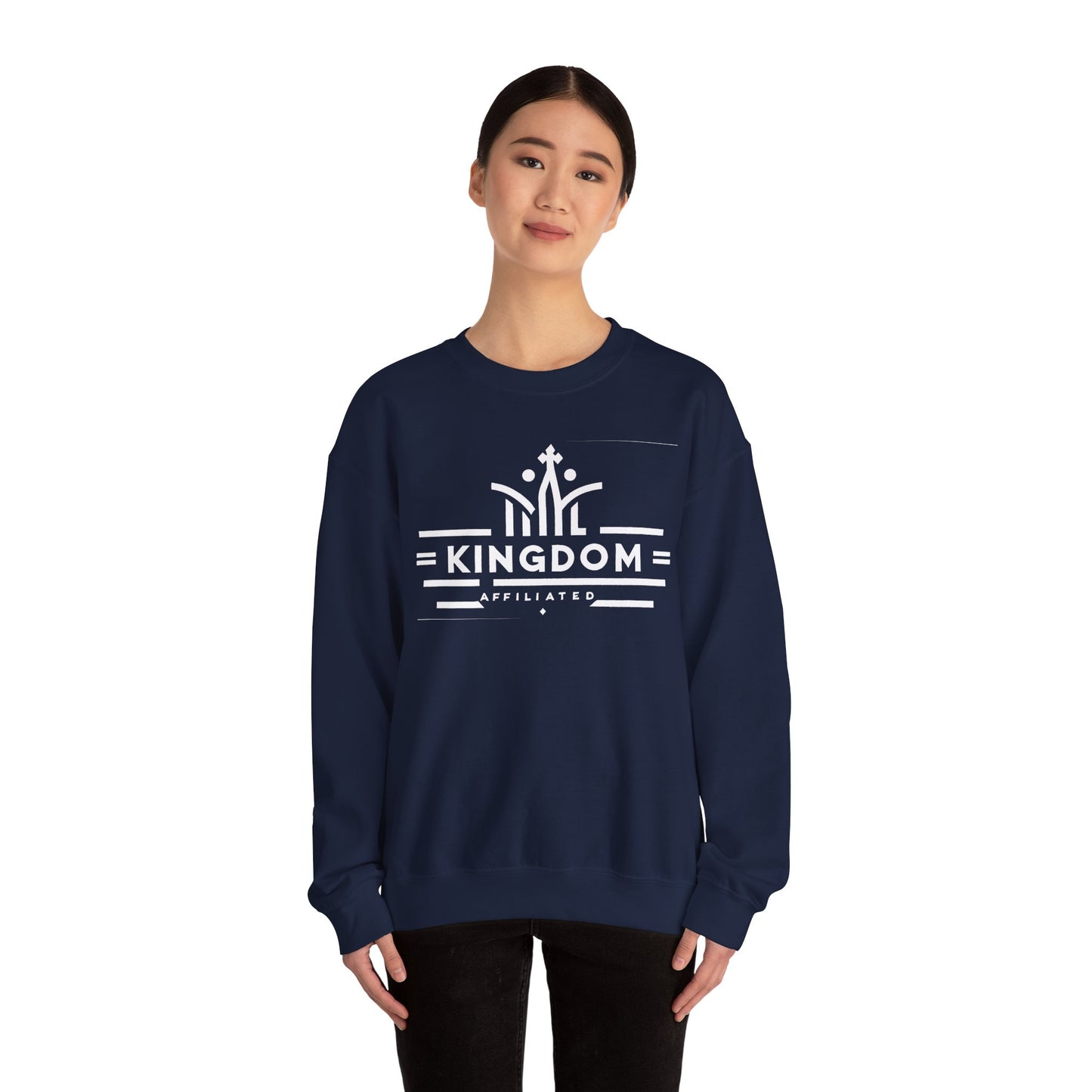 Kingdom Affiliate Crewneck Sweatshirt | Cozy Unisex Sweatshirt for Casual Days, Gifts for Him or Her, Perfect for Relaxation
