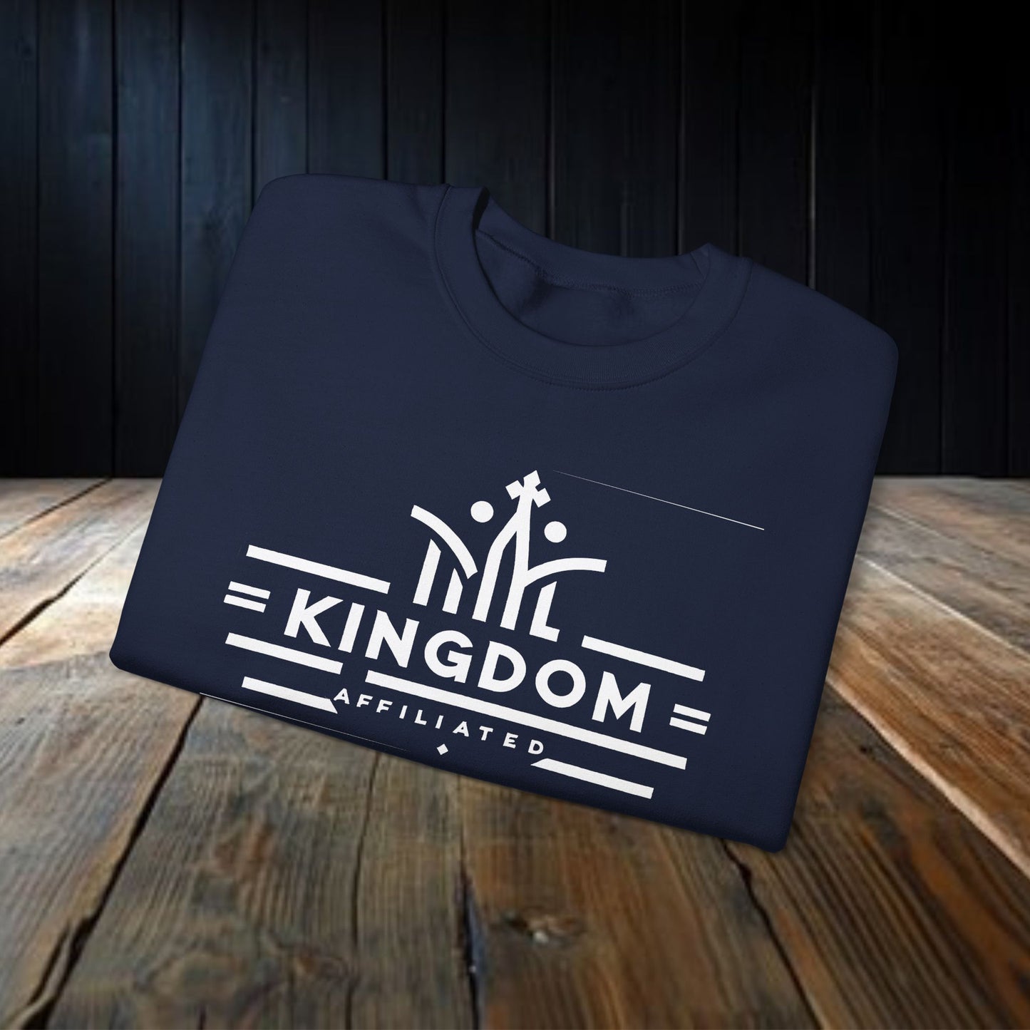 Kingdom Affiliate Crewneck Sweatshirt | Cozy Unisex Sweatshirt for Casual Days, Gifts for Him or Her, Perfect for Relaxation