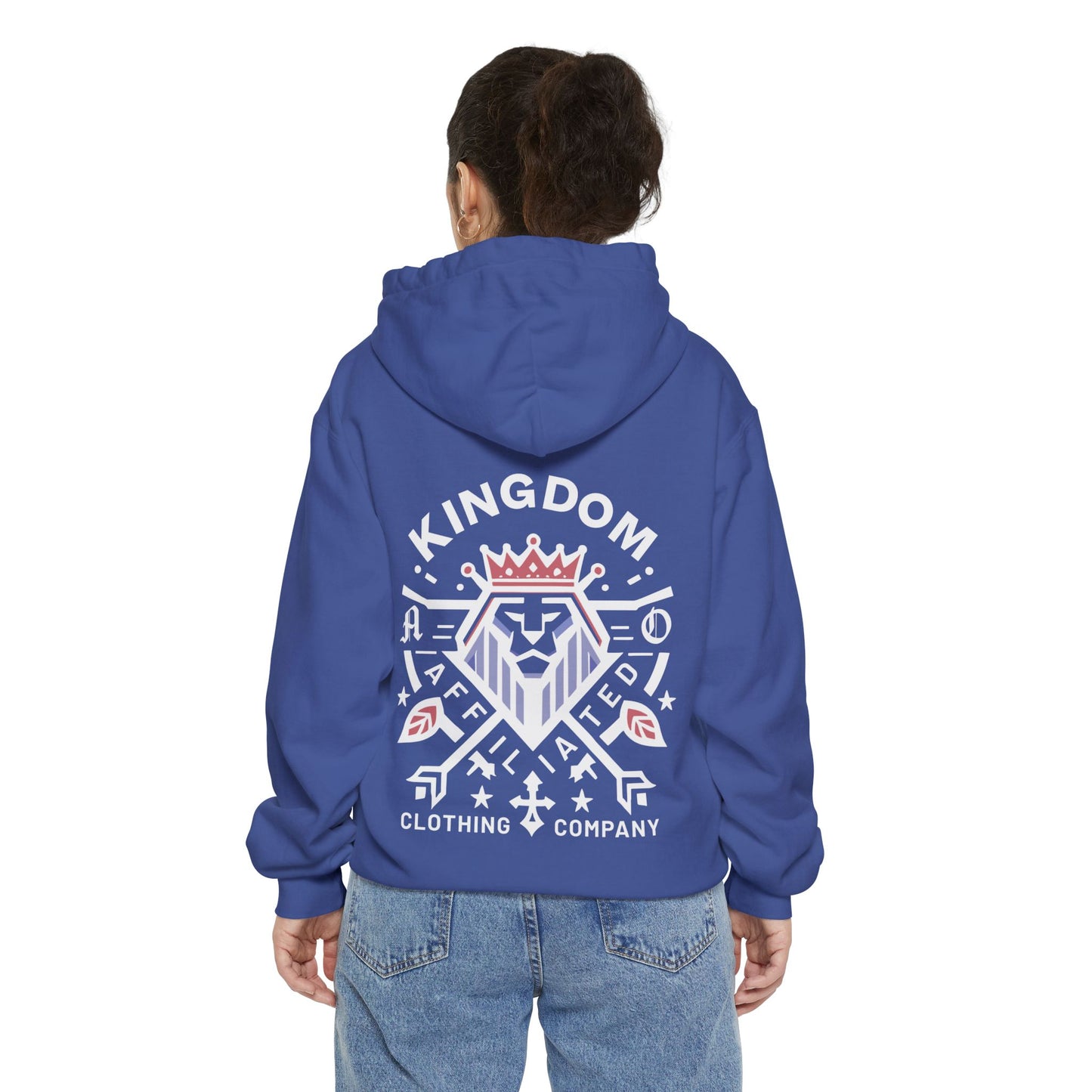 Follow Jesus - Unisex Garment-Dyed Hoodie