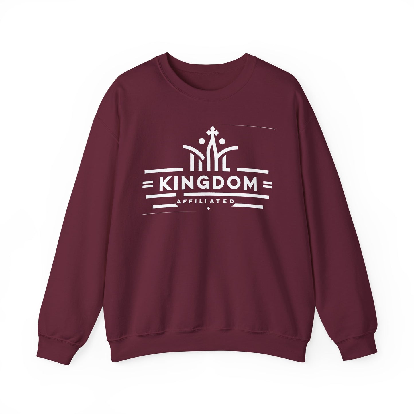 Kingdom Affiliate Crewneck Sweatshirt | Cozy Unisex Sweatshirt for Casual Days, Gifts for Him or Her, Perfect for Relaxation