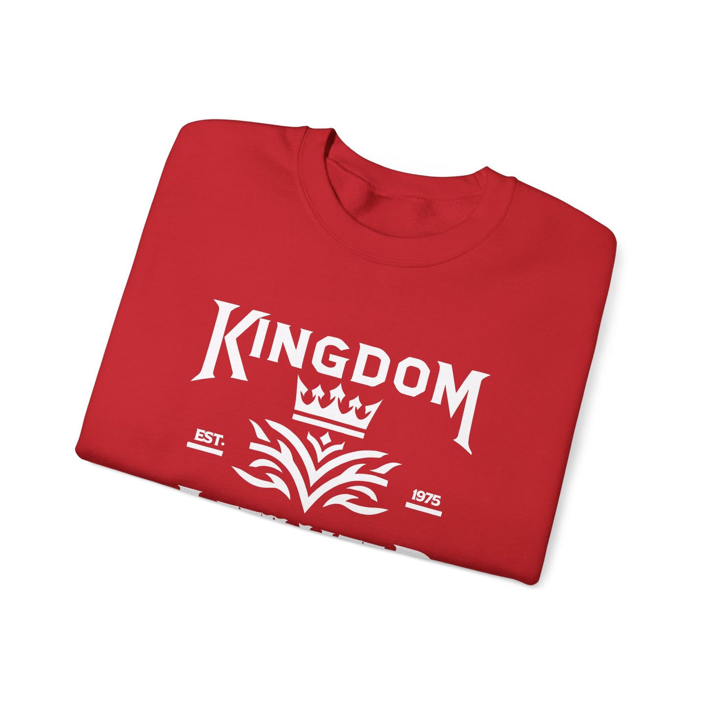 Kingdom Affiliate Crewneck Sweatshirt, Cozy Unisex Sweatshirt for Everyday Wear, Gift for Friends, Casual Style, Perfect for Fall