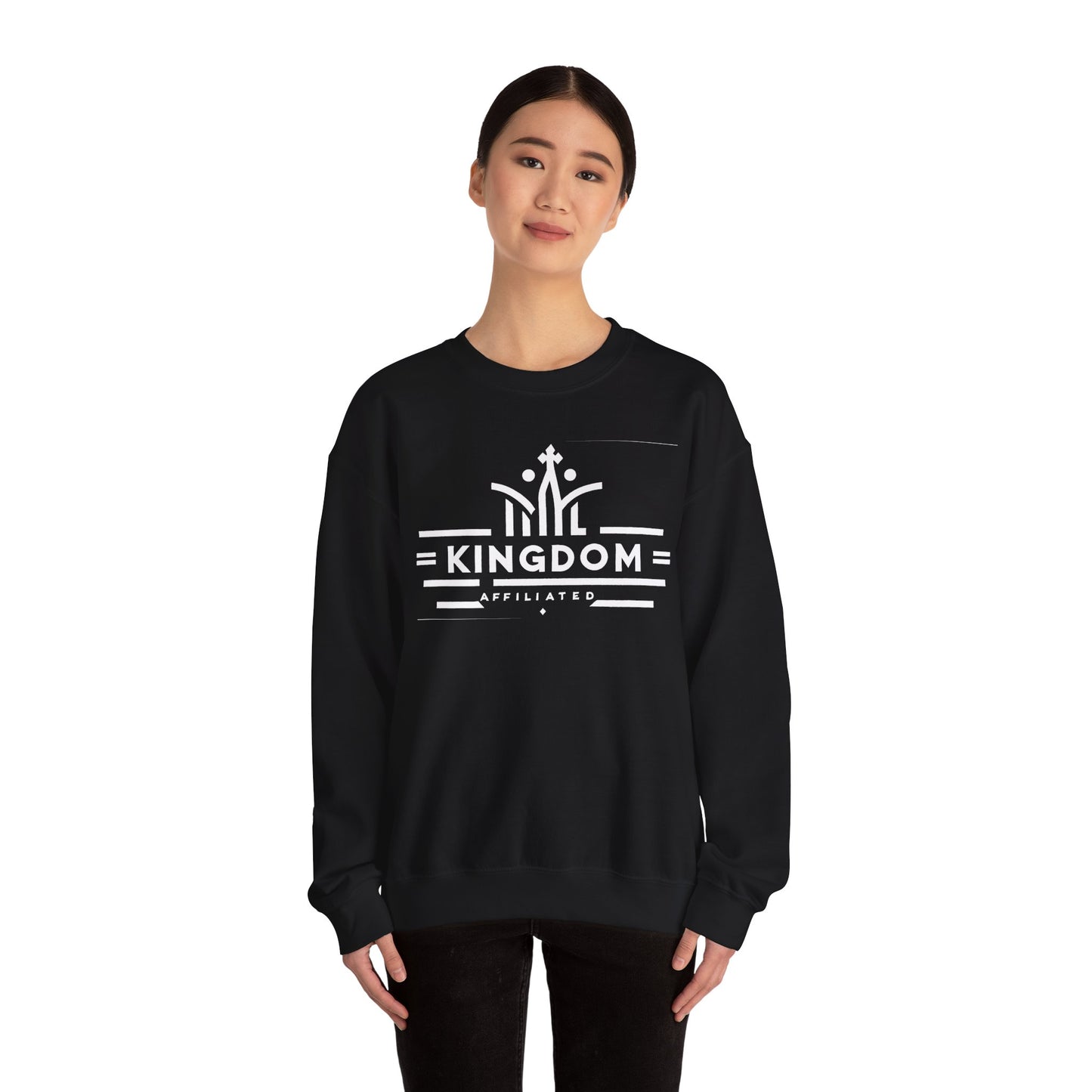 Kingdom Affiliate Crewneck Sweatshirt | Cozy Unisex Sweatshirt for Casual Days, Gifts for Him or Her, Perfect for Relaxation