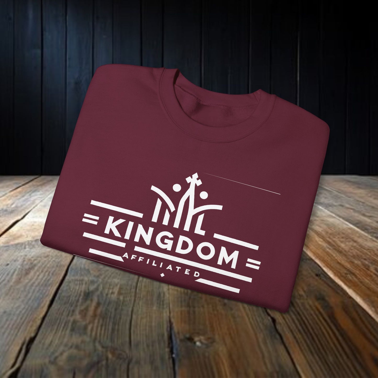 Kingdom Affiliate Crewneck Sweatshirt | Cozy Unisex Sweatshirt for Casual Days, Gifts for Him or Her, Perfect for Relaxation