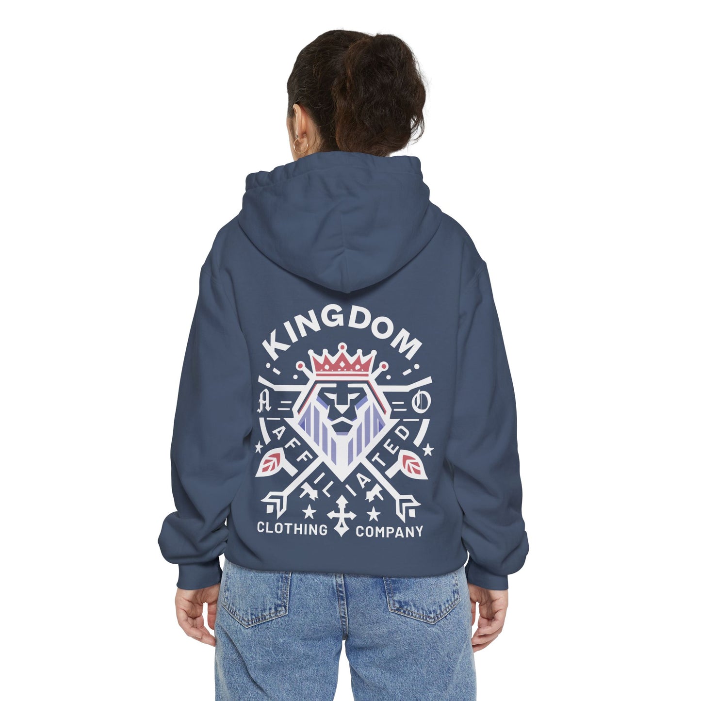 Follow Jesus - Unisex Garment-Dyed Hoodie