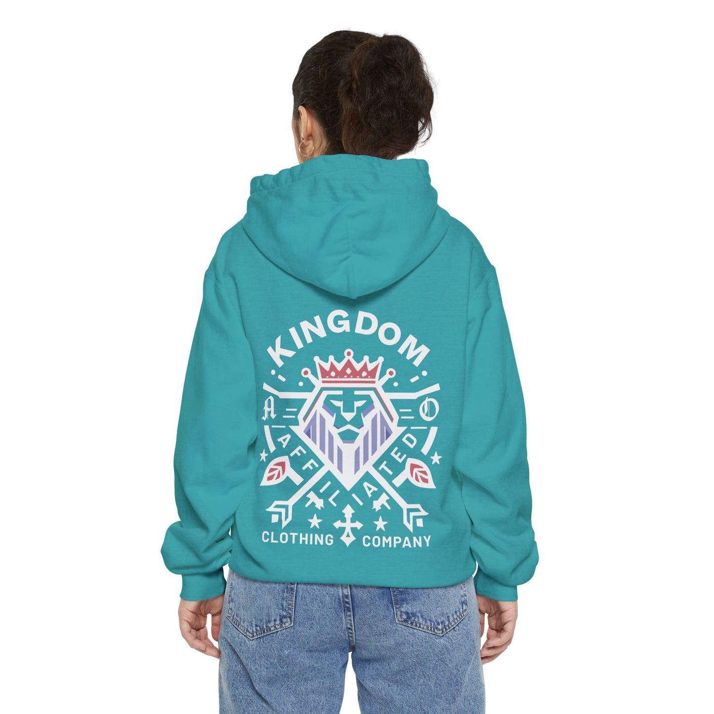 Follow Jesus - Unisex Garment-Dyed Hoodie