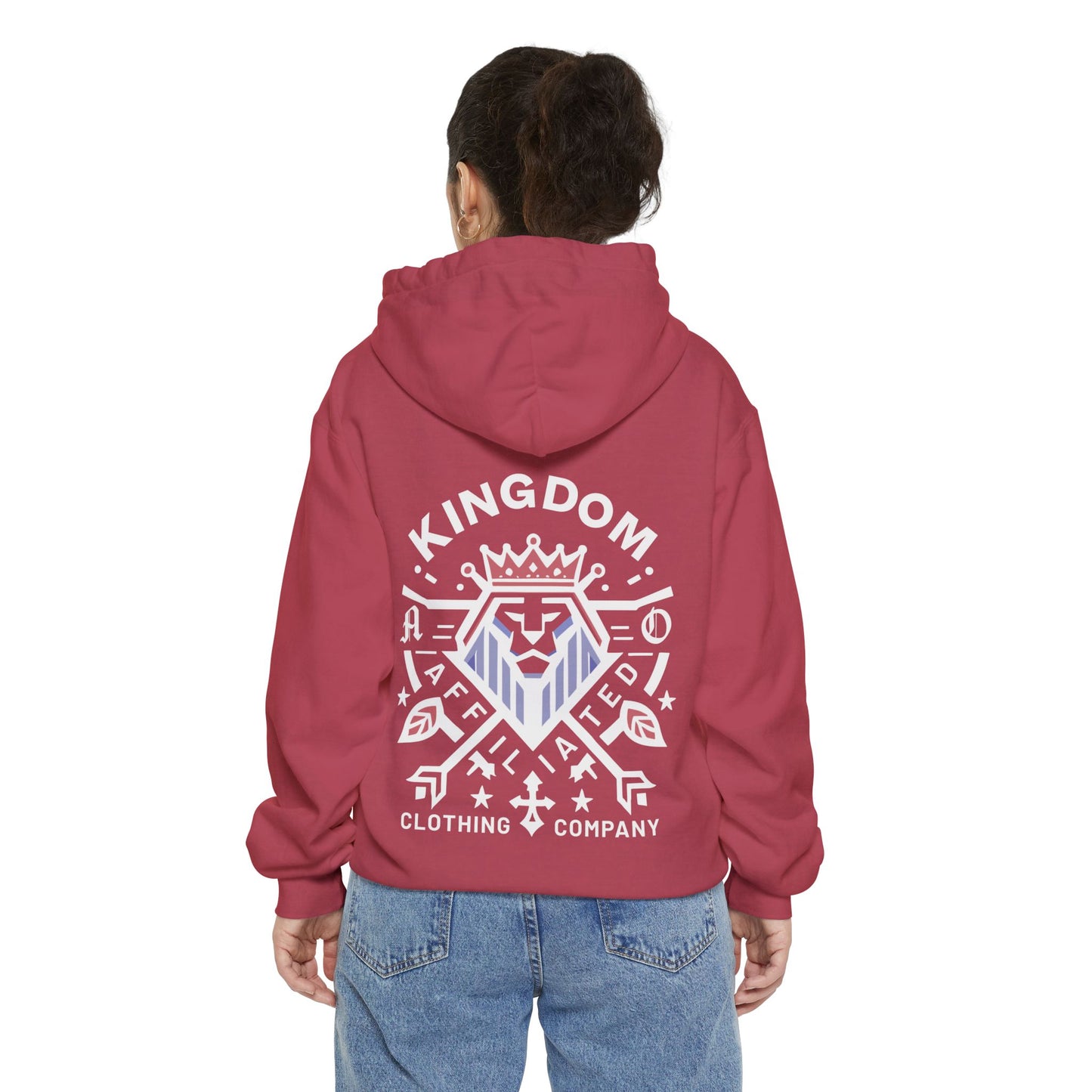 Follow Jesus - Unisex Garment-Dyed Hoodie