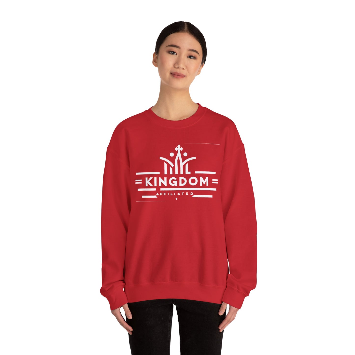 Kingdom Affiliate Crewneck Sweatshirt | Cozy Unisex Sweatshirt for Casual Days, Gifts for Him or Her, Perfect for Relaxation