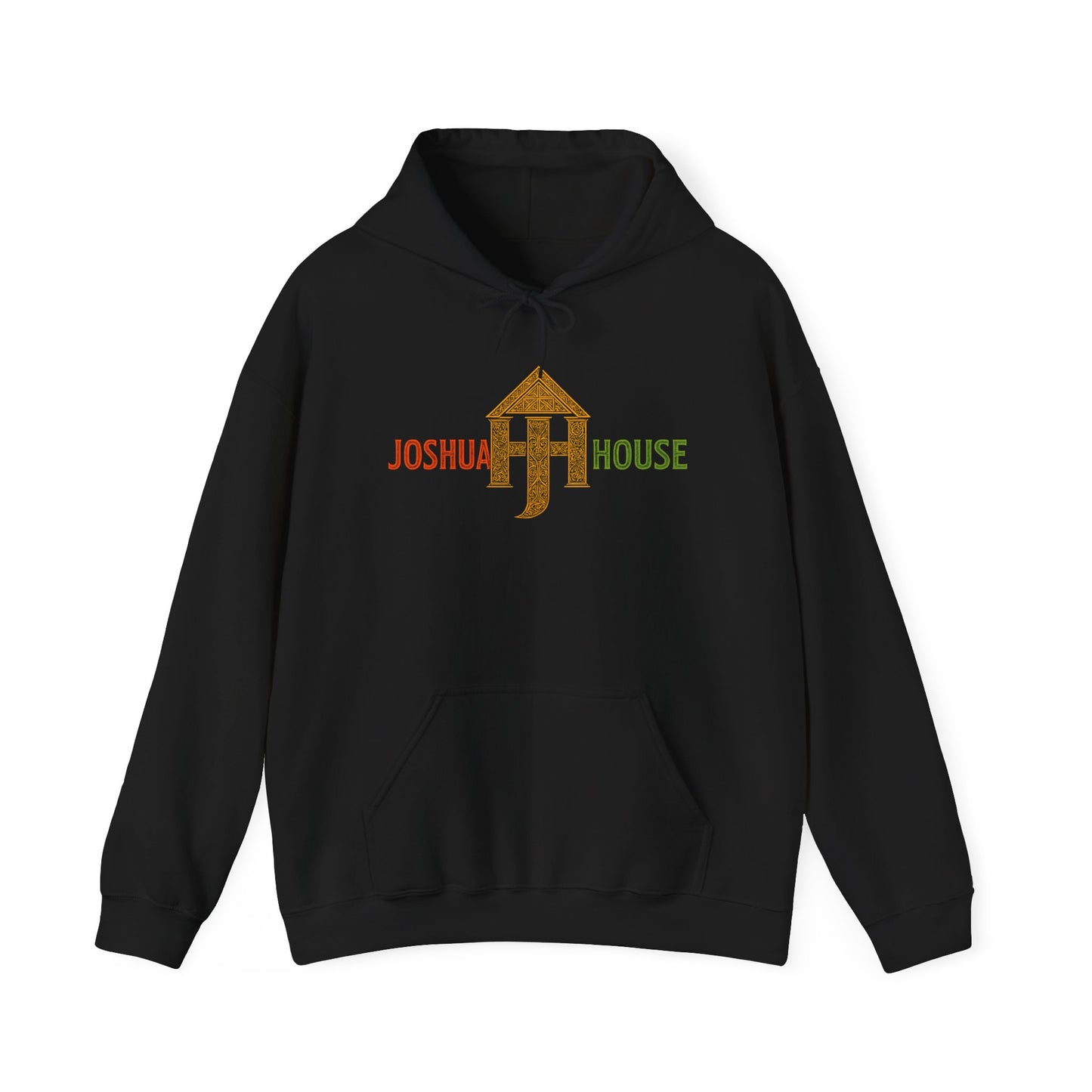 Joshua House Hoodie – Retro Rasta Logo Pullover