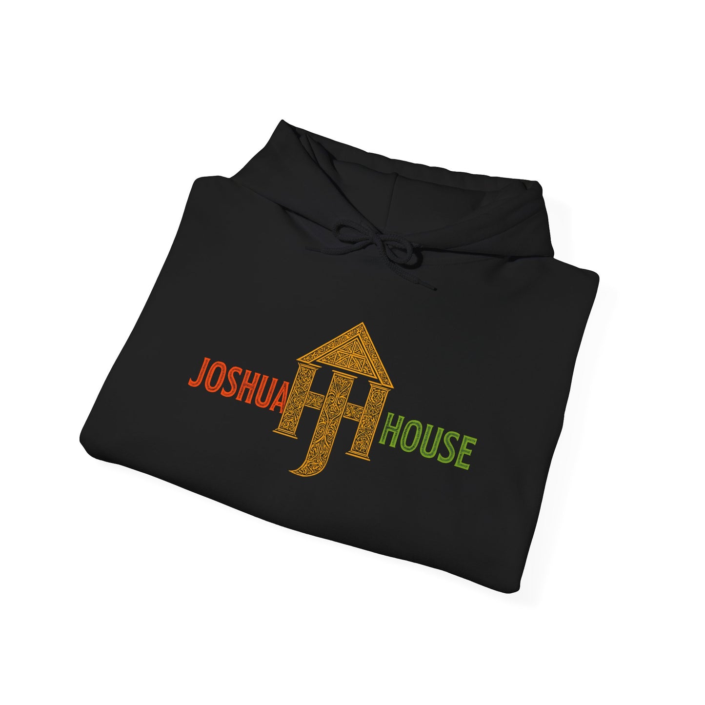 Joshua House Hoodie – Retro Rasta Logo Pullover