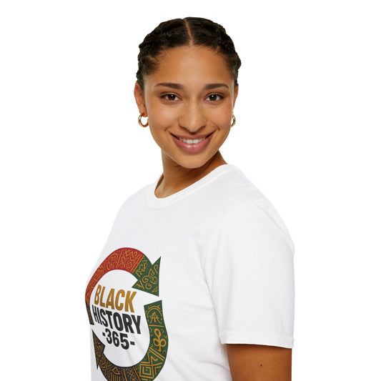 Black History 365 T-Shirt — Everyday African Heritage Tee