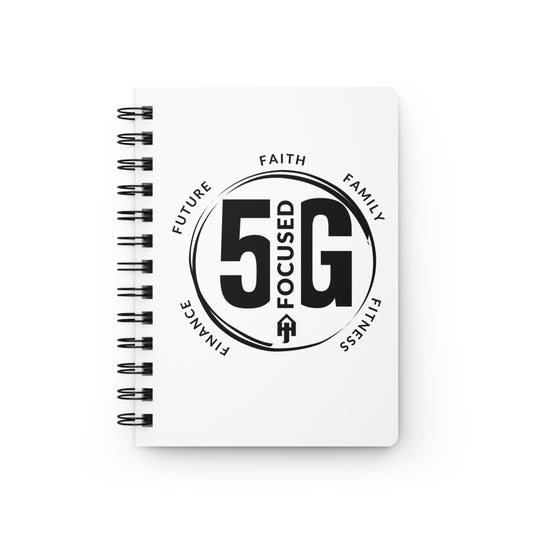 Spiral Bound Motivational Journal for Focus and Growth, Ideal for Organization, Goal Setting, Gifts, 5G Focus